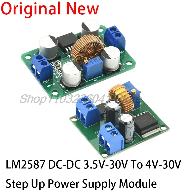 LM2587 DC-DC 3 5 V-30V To 4V-30V Step Up Модуль питания регулируемый 5A Boost конвертер плата