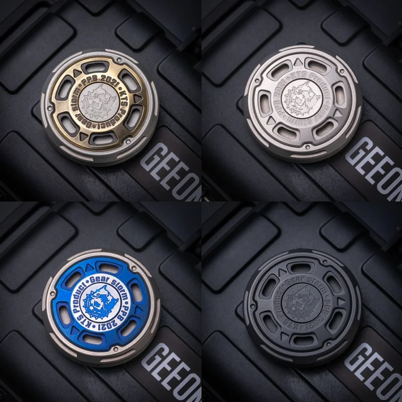 

Поп-Монета KTS с головой собаки, кольцо на палец KTS First PPB, декомпрессионная монета, игрушка для взрослых, игровые металлические игрушки Edc