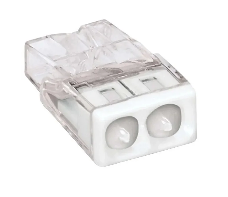 Клеммник WAGO двойная (одножильных) х 0 5-2 5 мм2 24A Cu/Al с пастой &quotAlu-Plus&quot 2273-242