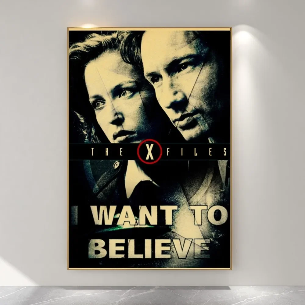 Винтажный постер X-файлы бумажная печать для дома гостиной спальни входа бара
