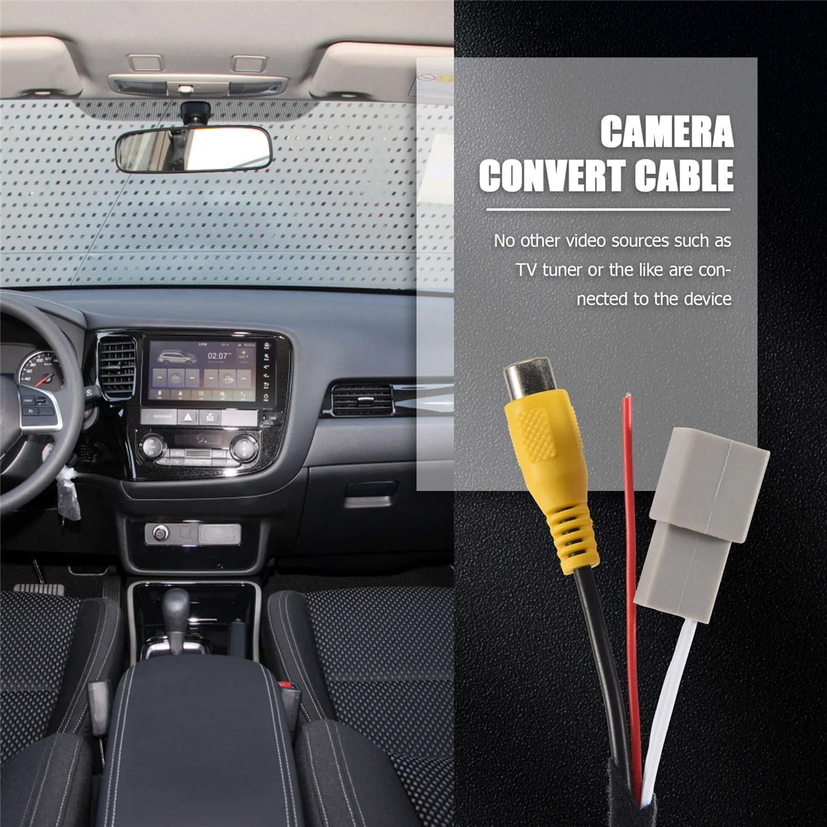 Автомобильная камера заднего вида RCA видеокамера преобразователь Кабельный