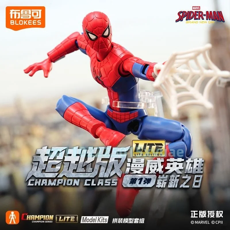 Фото Новая коллекционная фигурка BLOKEES Marvel Heroes: Ultimate Edition Lite Version 1, Человек-паук, Скорпион, сборная модель, подарок №4