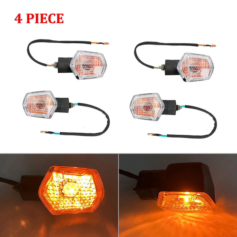 

4 piece Motorcycle Front Rear Left Rigt 12V 10W Turn Signals Lights Lamp For Honda Zoomer-X , ZOOMER-X JF52