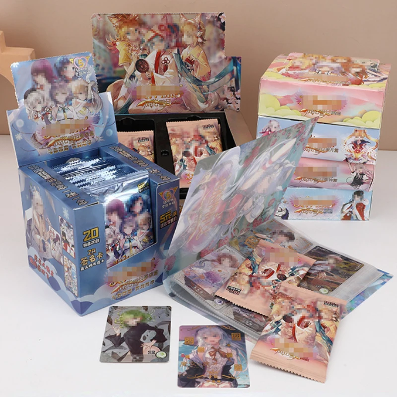 Game Collection Cards Goddess Story Princess Beautiful Girl Card Cartoon Anime ZR Rare Collection Playing Cards Book