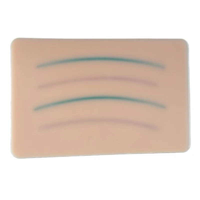 

1pcs Venipuncture IV Injection Training Pad Silicone Human Skin Suture Training Model