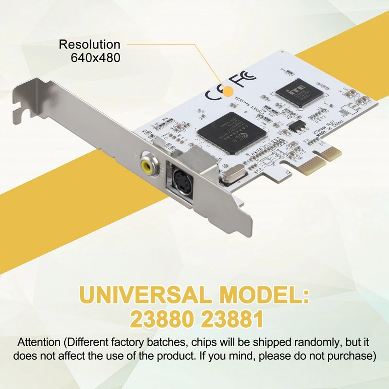 Плата расширения PCIE для видеонаблюдения HD 640X48 0 плата захвата изображения