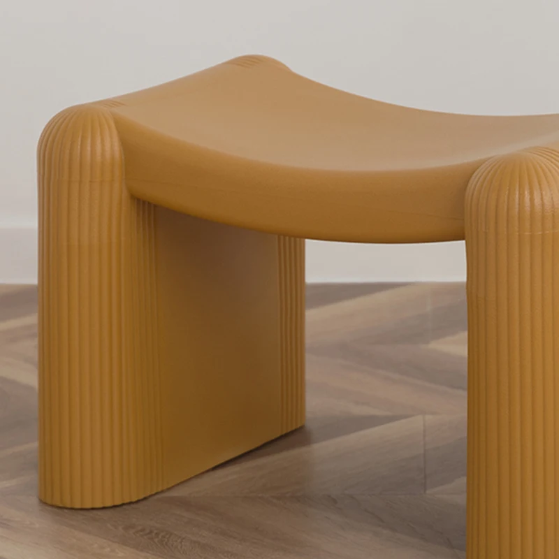 

Modern Creative Chair Vanity Waiting Design Kitchen Portable Stool Hallway Luxury Repose banco plegable Household Furniture