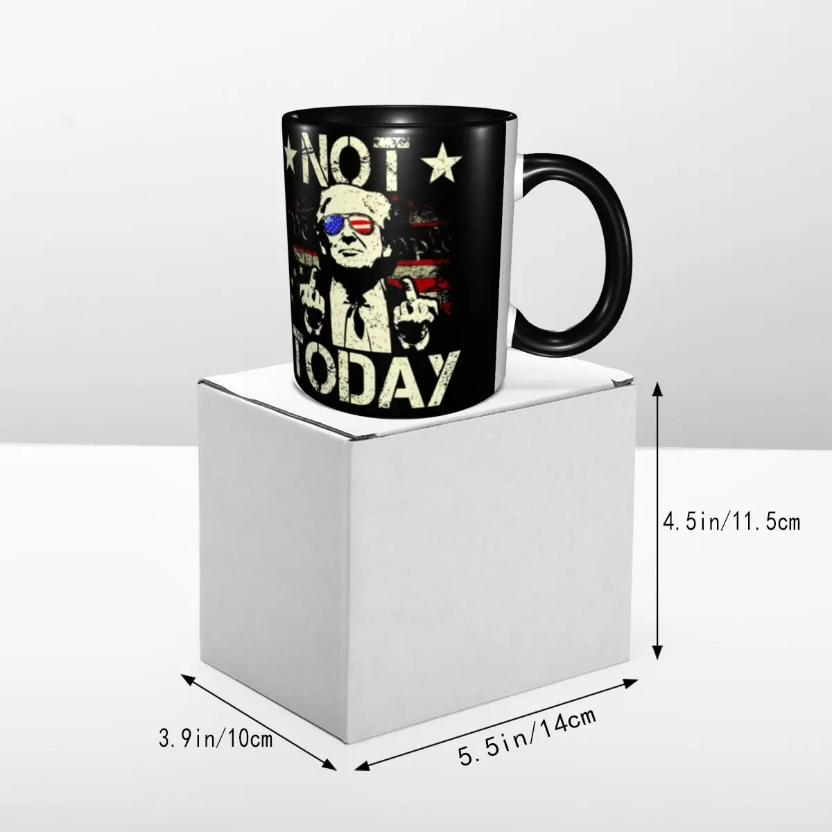 Убийца стрельба Трамп не сегодня кружки кавайный 2024 для президента кофейная