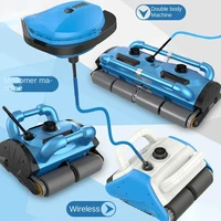 swimming pool sewage suction machine automatic underwater unmanned cleaning robot cleaning vacuum cleaner can climb the wall