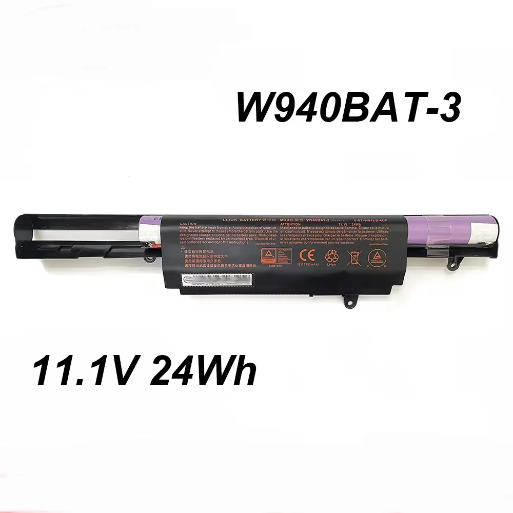 W940BAT-3 W940BAT-4 W940BAT-6 11 1 V 24Wh Аккумулятор для ноутбука Clevo W94LS Series 6-87-W940S-4UF 6-87-W940S-4271