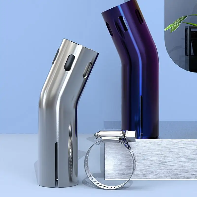 

Motorcycle Exhaust Defcorative Exhaust Elbow Pipe | Decorative Protection Pipe Rear Section Elbow, Tail Pipe Exhaust Tips