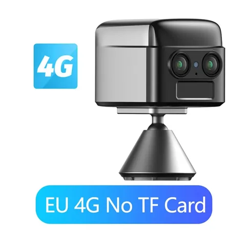 Мини-камера видеонаблюдения, 4G, встроенный аккумулятор, 4K, ИК, ночное видение, низкое энергопотребление, датчик движения