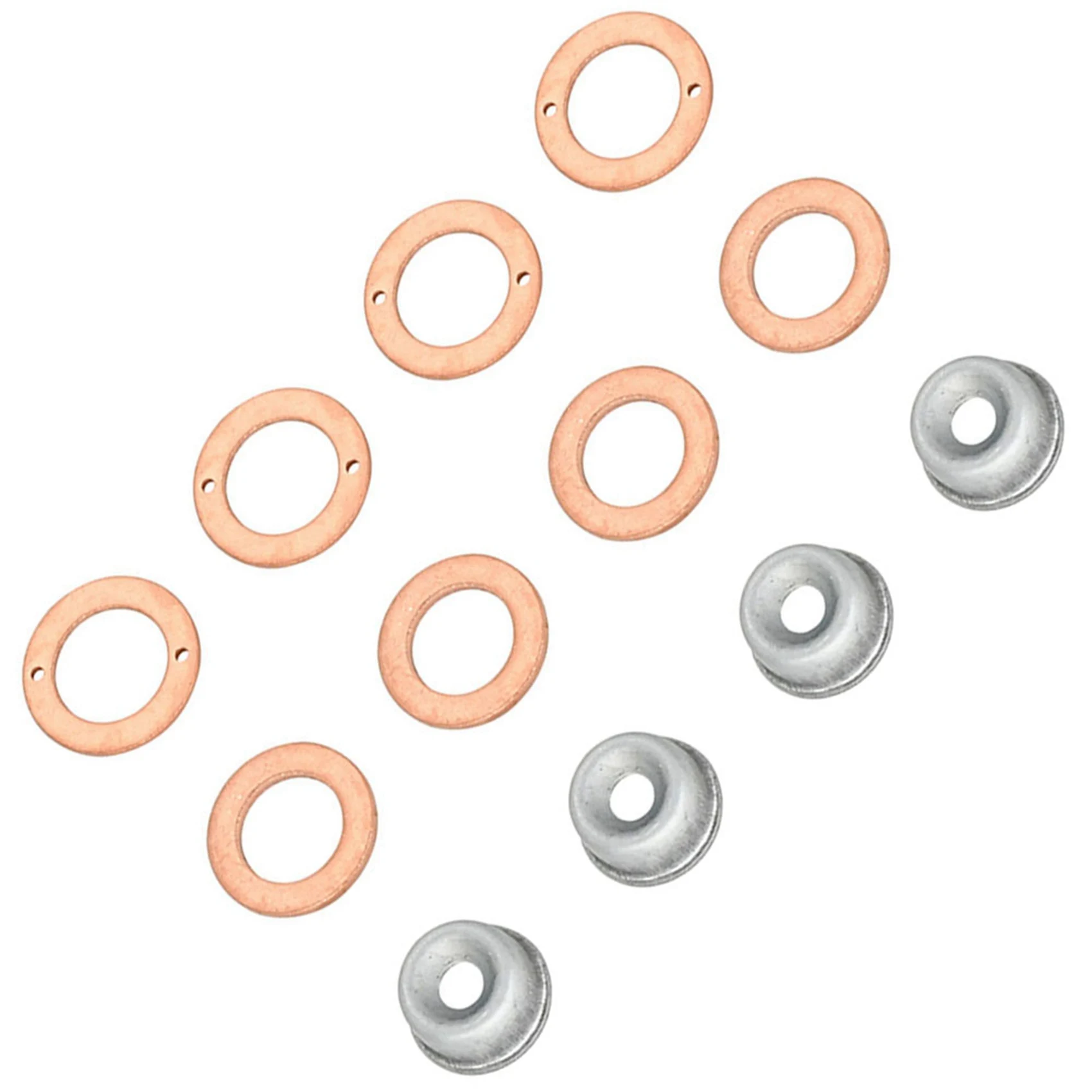 2X уплотнитель инжектора Kit прокладка форсунки 19077-53650 15841-53622 15221-94020 для Kubota D1105 V2203