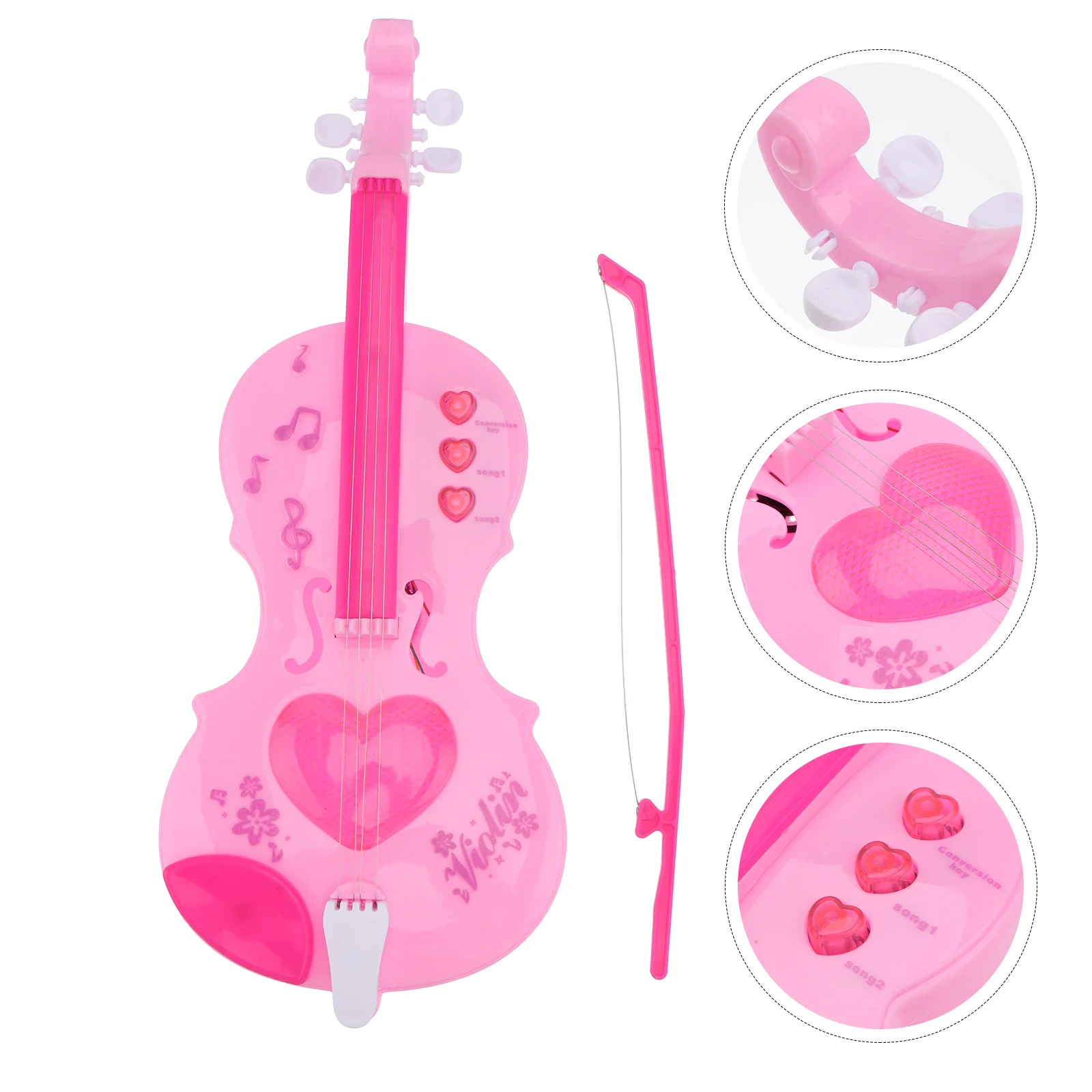 

Imitation Violin Educational Plaything Music Toy Ukulele Children Instrument Plastic Kids Work