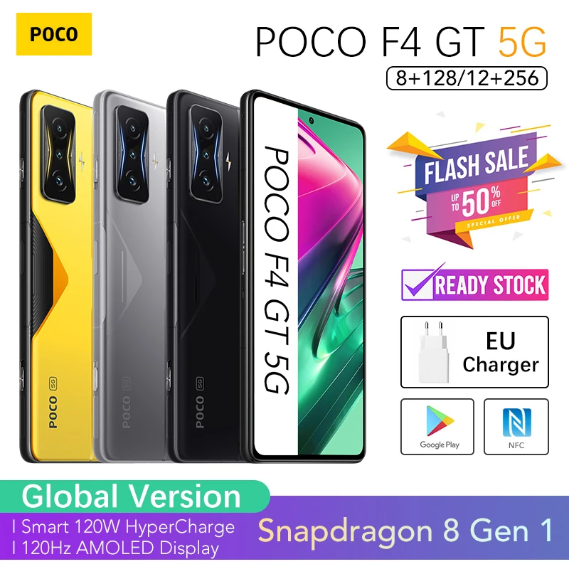 Cena POCO F4 GT 12GB 256GB 8GB 128GB Globalna Wersja 5G Smartphone | Snapdragon 8 Gen 1 | 120W HyperCharge | 120Hz AMOLED | NFC Ceny POCO F4 GT 12GB 256GB 8GB 128GB Globalna Wersja 5G Smartphone | Snapdragon 8 Gen 1 | 120W HyperCharge | 120Hz AMOLED | NFC