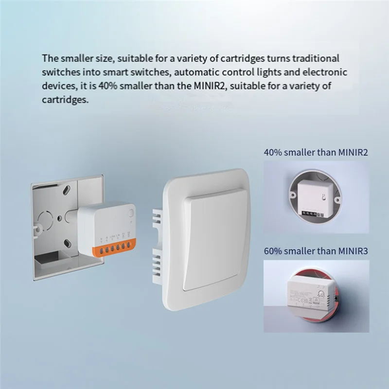 Фото N88R Ewelink Wi-Fi Smart Switch Двустороннее управление Модуль умного дома Голосовое дистанционное управление №3