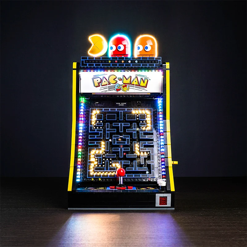 

LocoLee No Building Blocks LED Light Set For ICONS 10323 PAC-MAN Arcade Collectible Model Bricks DIY Toys Gift Only Light Kit