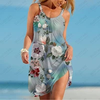 long dress womens summerdress womens summer dress casual new asian floral dress long beach patterns