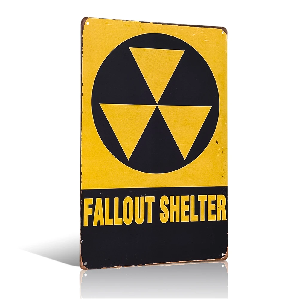 

Christmas Gifts Fallout Shelter Vintage Look Reproduction Vintage tin Sign
