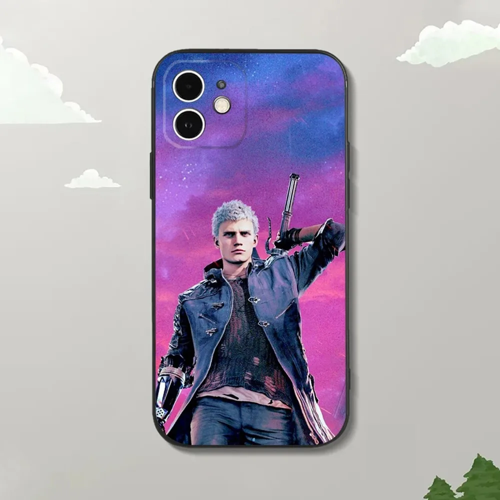 Чехол для телефона Game D-Devil M-May Cry 5 чехол iPhone 15 14 13 12 Mini 11 Pro XR X XS MAX 7 8 Plus силиконовый