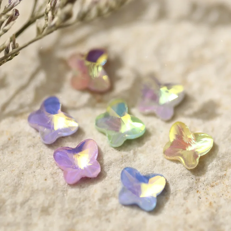 

50 шт. волшебный лук для ногтей трехмерная труба красочное зеркало Aurora семь цветов аксессуары для ногтей