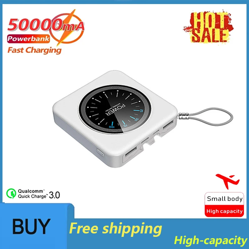

Mini Macaron Color Portable 50000mah Power Bank External Battery Charger for Xiaomi Mi Iphone Two-way Quick Charge Powerbank
