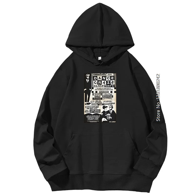 2-цветный Ska весна-осень новые толстовки и свитшоты The Specials Dance Craze Madness 2-цветные