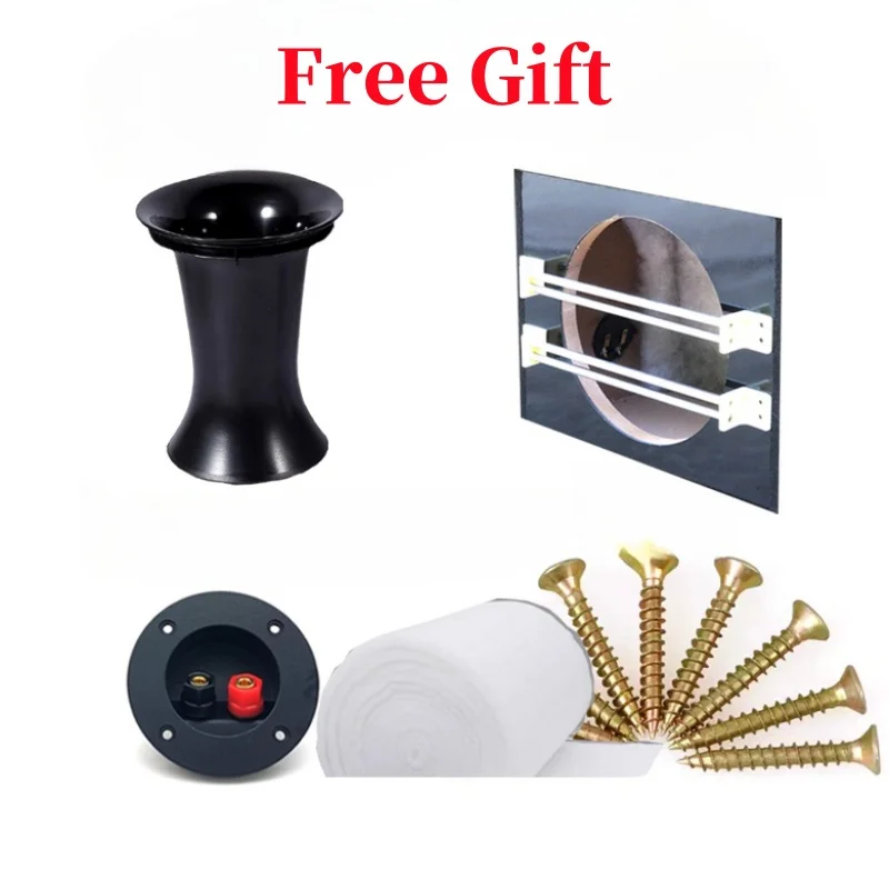 4-дюймовая пустая коробка для сабвуфера модификация автомобильного/домашнего