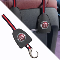 car pu leather seat hook interior portable holder sundries shelf for fiat grande punto 500 500x abarth panda ducato doblo stilo
