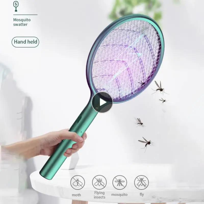 

3 In1 Mosquito Swatter Photocatalyst Mosquito Trap Electric Mosquito Killer Repellent Lamp Anti Insect Bug Zapper Indoor Outdoor