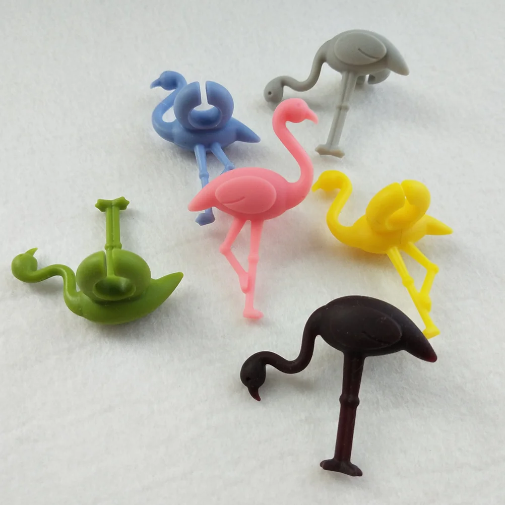 

6pcs Glass Charms Silicone Markers Glass Identifiers for Party Lovers