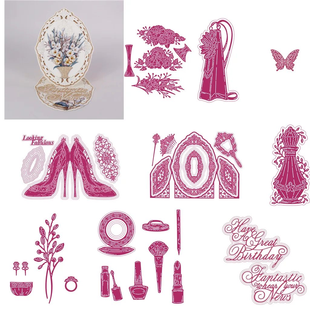 

2022 Oh So Chic Die Set New Arrival Metal Cutting Dies Scrapbook Embossed Make Paper Card Album Diy Craft Template Decoration