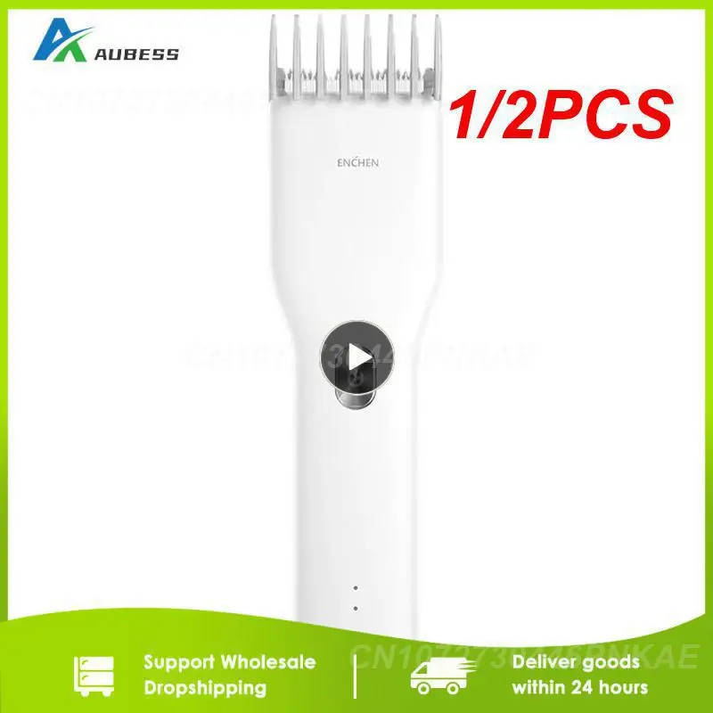 

1/2PCS ENCHEN Hair Trimmer For Men Kids Cordless USB Rechargeable Electric Hair Clipper Cutter Machine With Adjustable