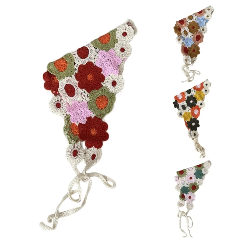 

Decorative Hollow Flower Headband Multipurpose Women Female Head Decoration