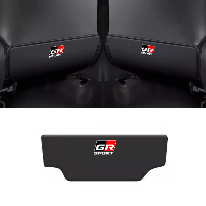 Фото Защитные накладки на спинки сидений для Toyota GR Sport Gazoo Racing RAV4 C-HR Mirai Copen Hilux Corolla Cross, аксессуары для автомобиля №1