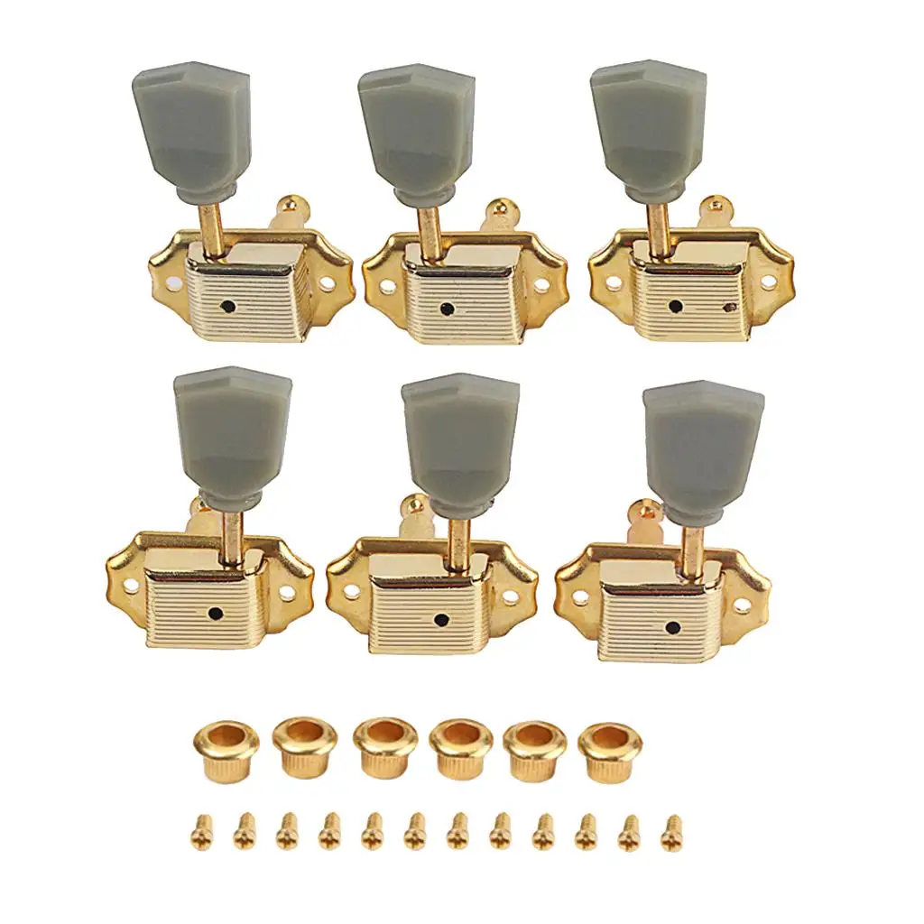 

6 Pieces Electric guitar Instruments tuning Peg String Machine Heads Keys