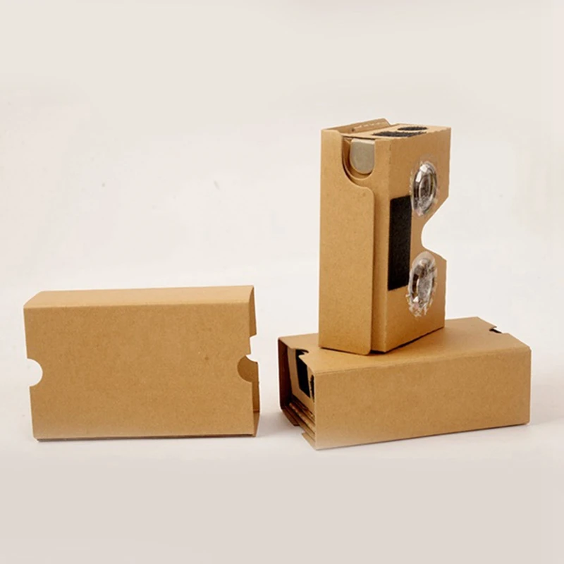 6 шт. 3D-очки для картона V2 VR 4 5-6 дюймов смартфон + повязка на голову