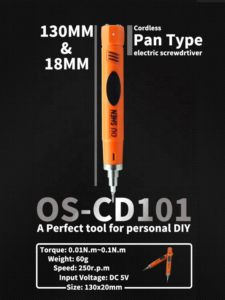 OS-CD101 Precision Mobile Phone Mini Electric Screwdriver for Phone Repair