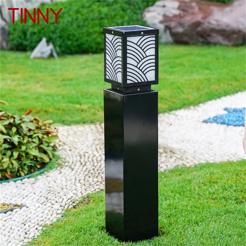 

TINNY Outdoor Lawn Lights Retro Black Garden Lamp LED Waterproof IP65 Home Decorative for Duplex