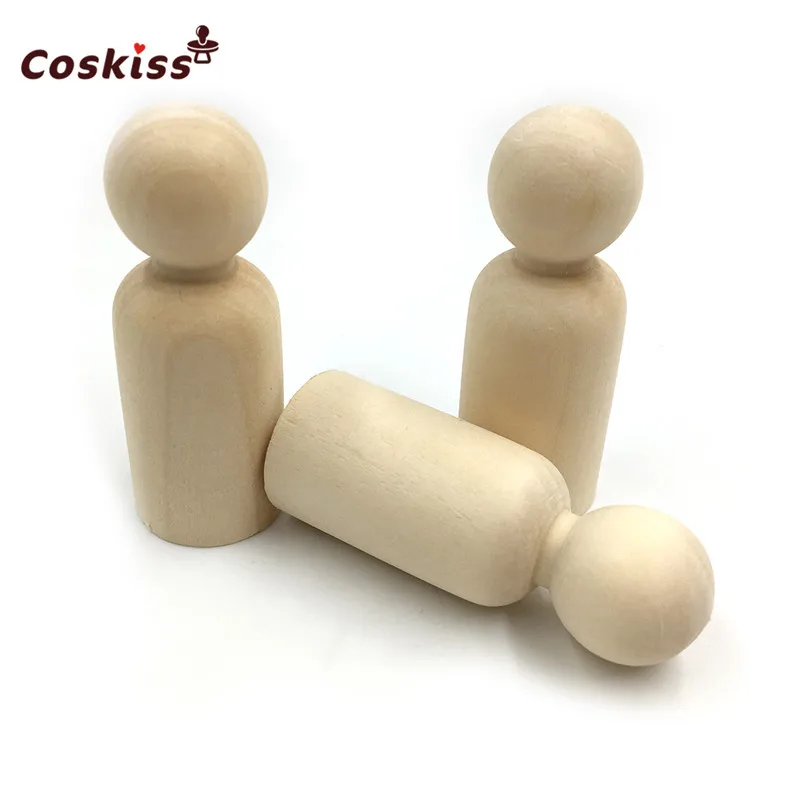 Рисунок 3 - Колышки для кукол в виде дедушки из твердой древесины