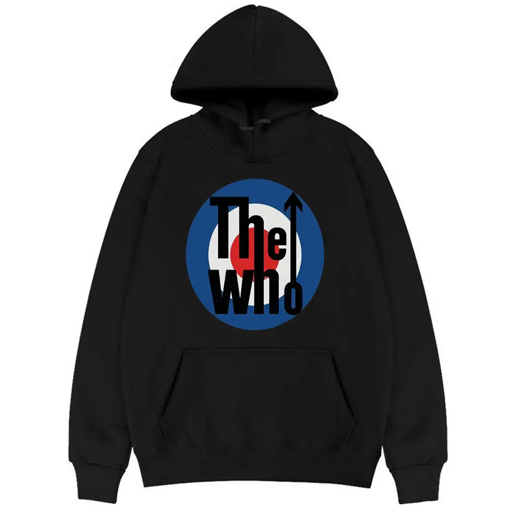 

Shack Mens Hoodie The Who Target Rock Music Officially Licensed Hoodies Men Women Fashion Casual Oversized Sweatshirt Pullover