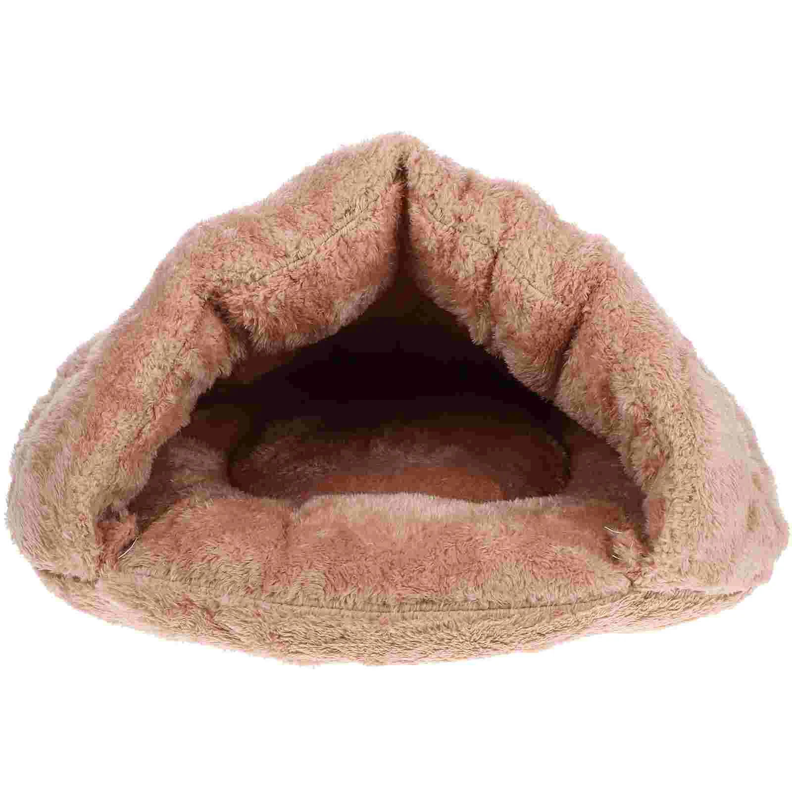 

Cat Beds House For Indoor Cats Comfortable Pet Nest Kitten Dog Sleeping Household Large Cave