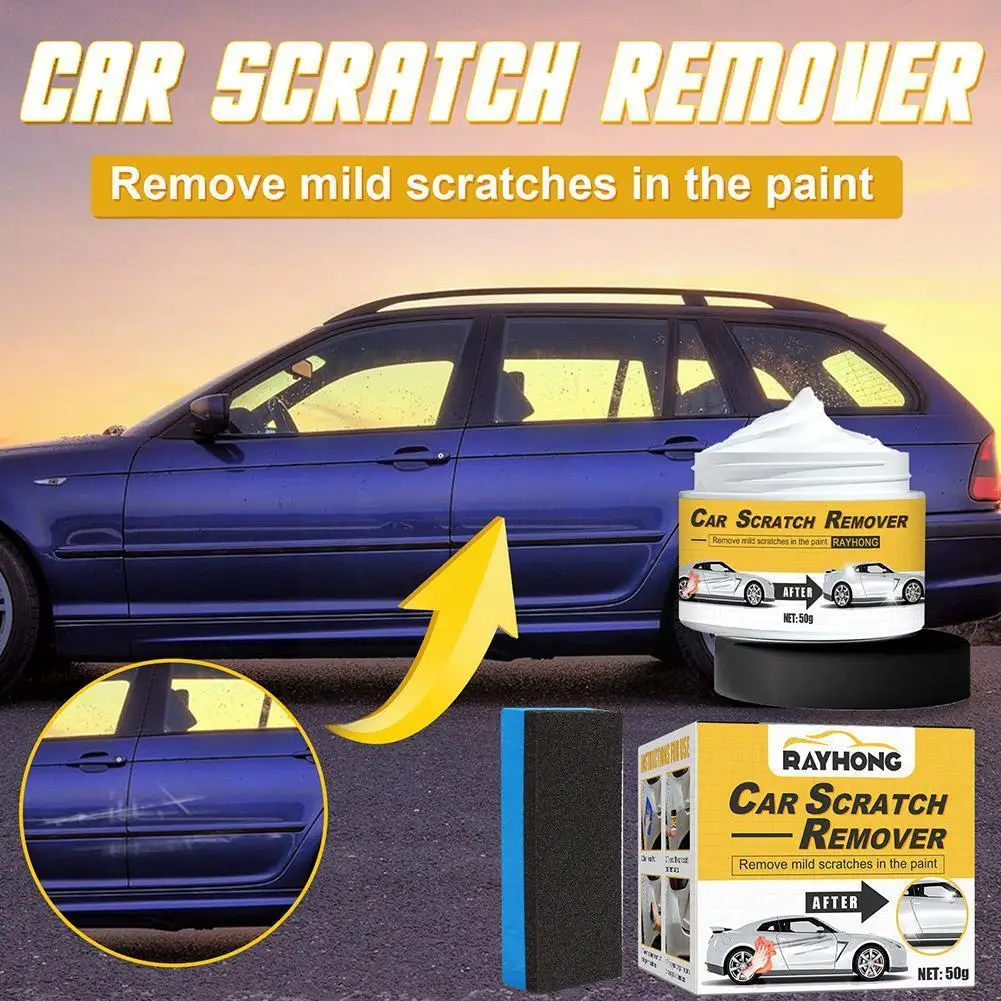 

Car Scratch Remove Wax Auto Body Grinding Compound Cream Cars Repair Agent Polishing Maintenance Scratches Paint Accessorie G5T5
