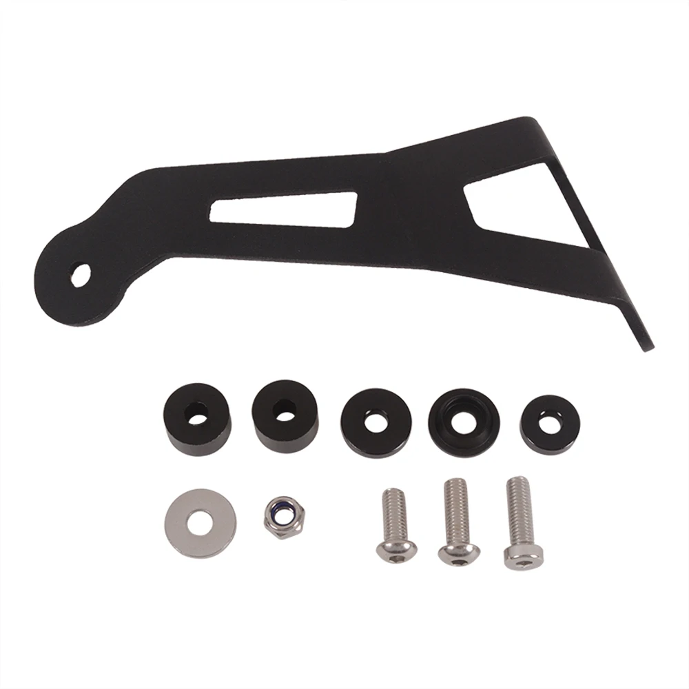 

Для Aprilia RSV4 Tuono V4 2021 2022 2023 мотоциклетная алюминиевая выхлопная вешалка кронштейн черные аксессуары Поддержка глушителя