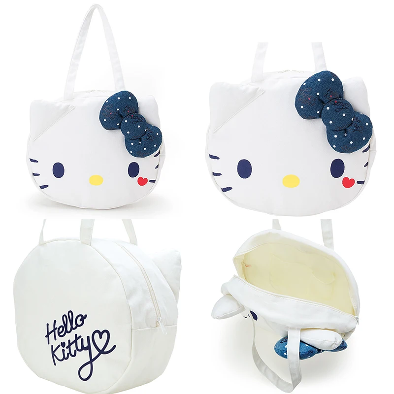 Sanrio кавайная аниме плюшевая сумка hello Kitty из чистого белого мультфильма мягкая