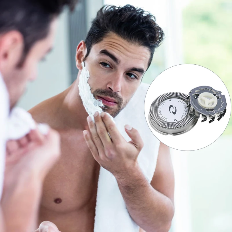 4 шт. сменные головки для бритвы HQ3 HQ30/HQ32/HQ36/HQ300 серебристые