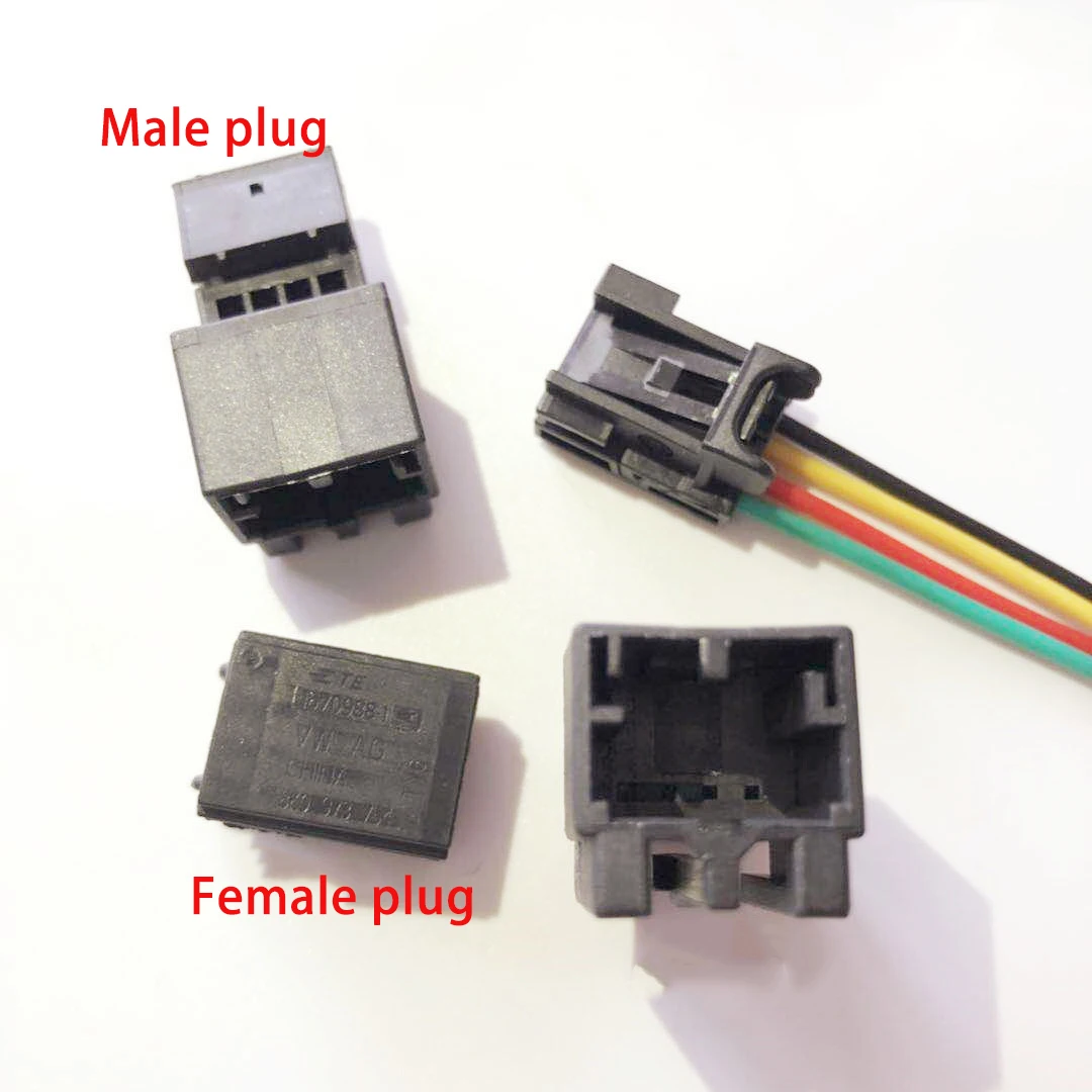 1 компл., 4 контакта 8K0973754 8K0972994, подъемник двери, переключатель, вилка 8K0 973 754, автомобильный жгут проводов, розетка для VW Audi