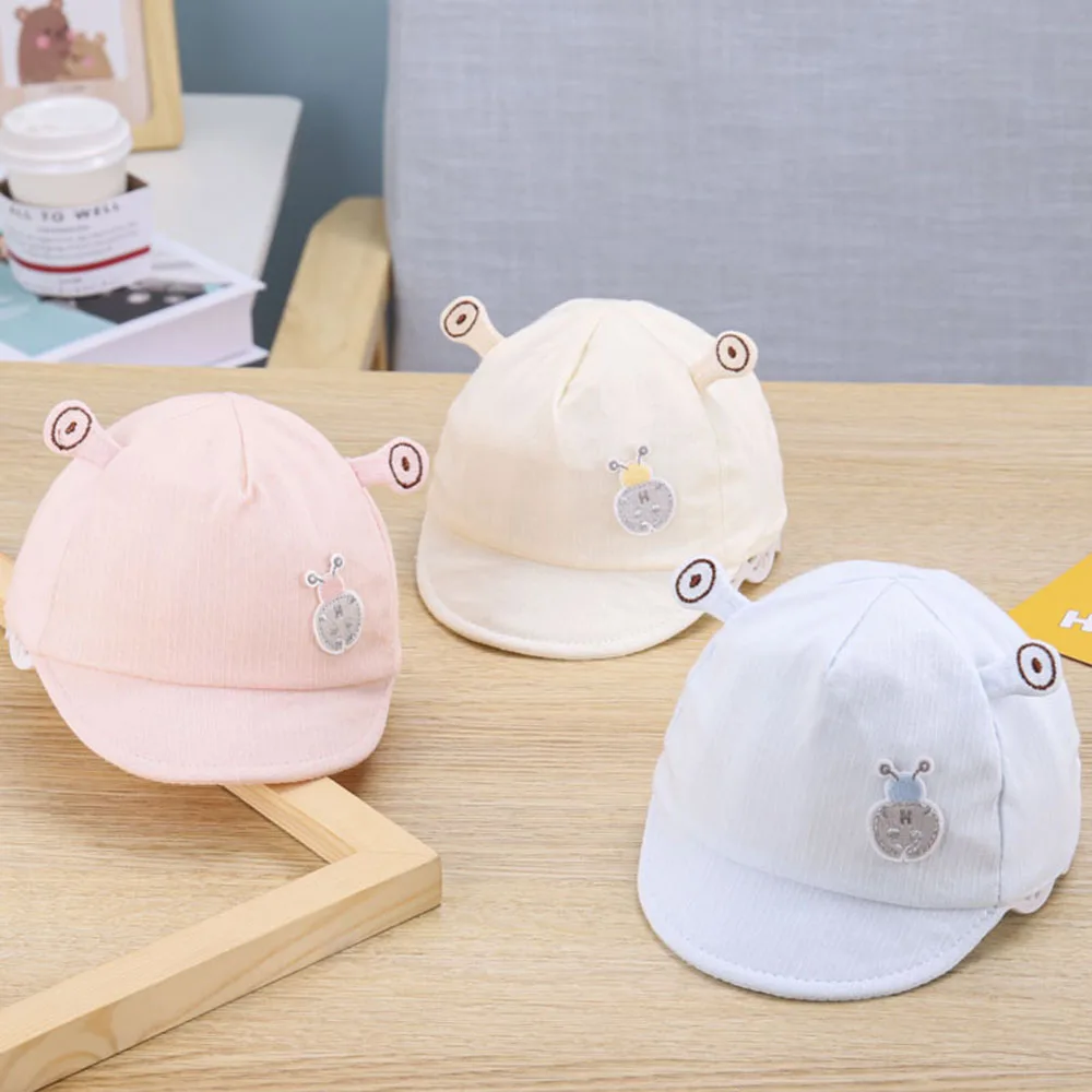 Baby hat Spring and autumn thin pure cotton newborn baby cap cute super cute spring fetal cap boy and girl treasure