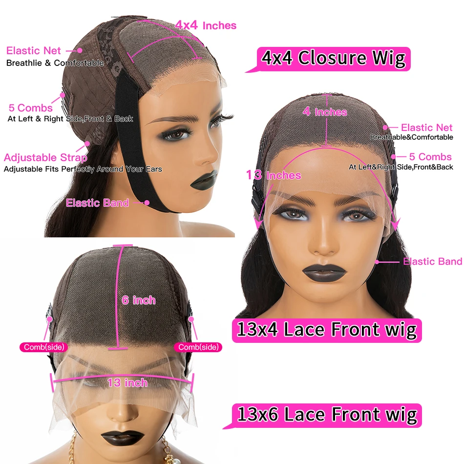Body Wave Lace Front Wig Hd Lace Wig 13x6 Human Hair Pre Plucked 34 30 Inch 4x4 Closure Wigs For Women 13x4 Lace Frontal Wig images - 6