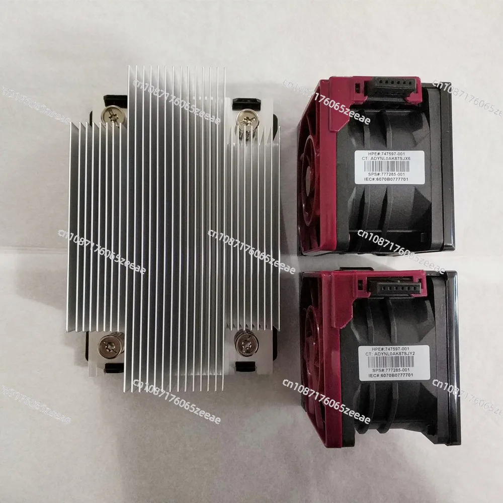 Оригинальный комплект ЦП 747608-001 радиатор сервера для HP DL380 DL380p G9 Gen9 777290-001 Coolin Fan